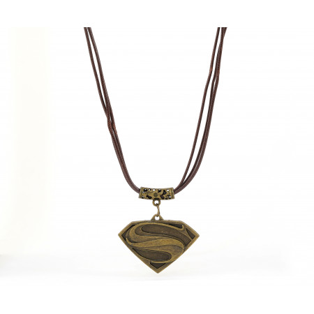   Gold platter superman chain