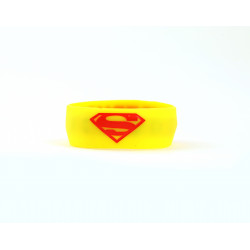 Super man yellow wrist band